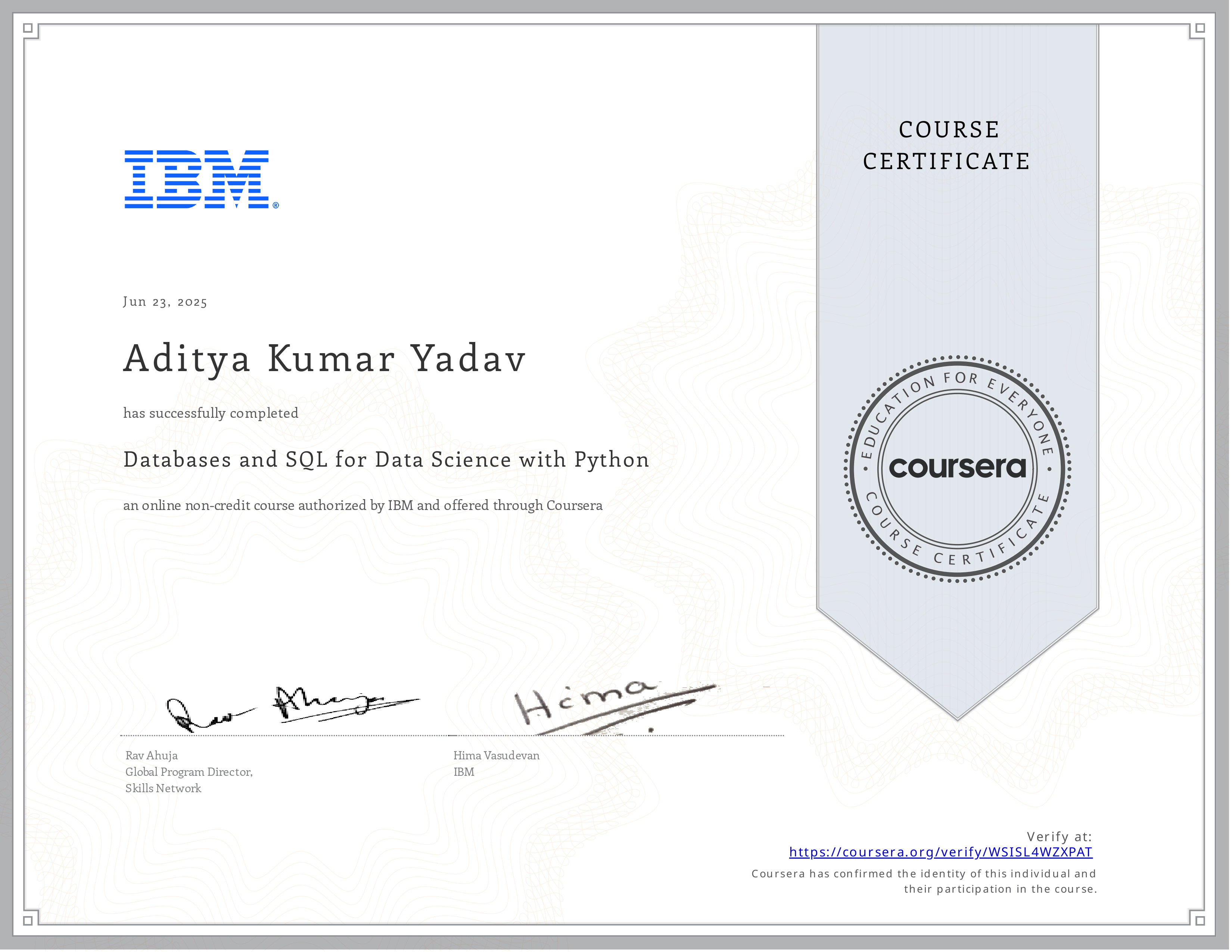 Databases and SQL